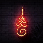 Unalome Yoga Symbol Neon Sign