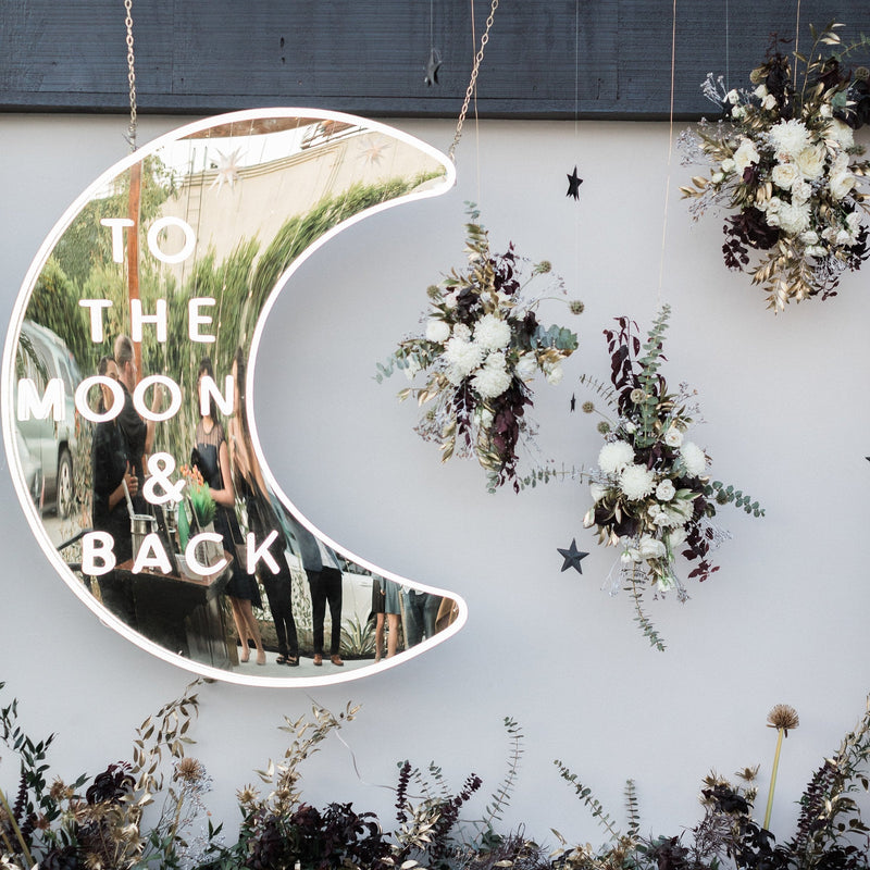 To The Moon & Back Neon Sign