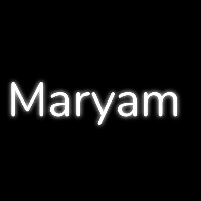 Custom Neon | Maryam