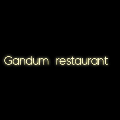 Custom Neon | Gandum restaurant