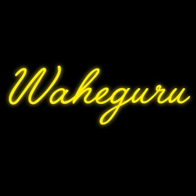 Custom Neon | Waheguru
