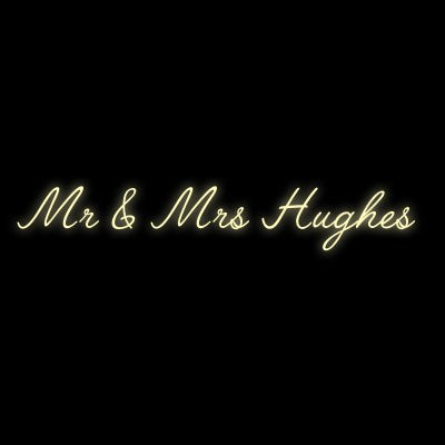 Custom Neon | Mr & Mrs Hughes