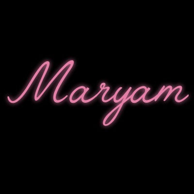 Custom Neon | Maryam