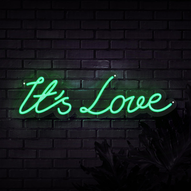 It's Love Neon Sign