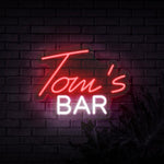 personalised Bar Neon Sign