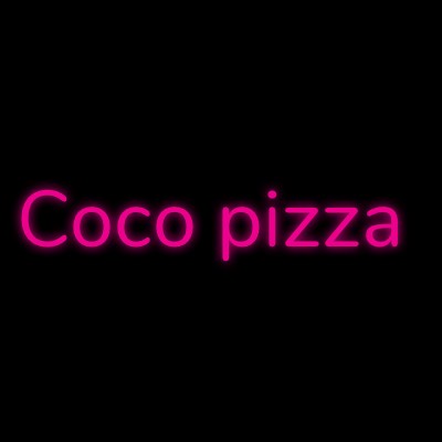 Custom Neon | Coco pizza