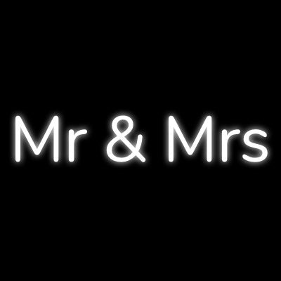 Custom Neon | Mr & Mrs