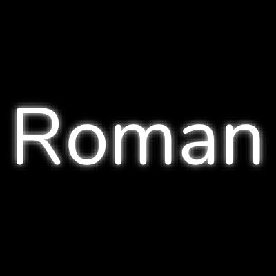 Custom Neon | Roman