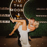 To The Moon & Back Neon Sign